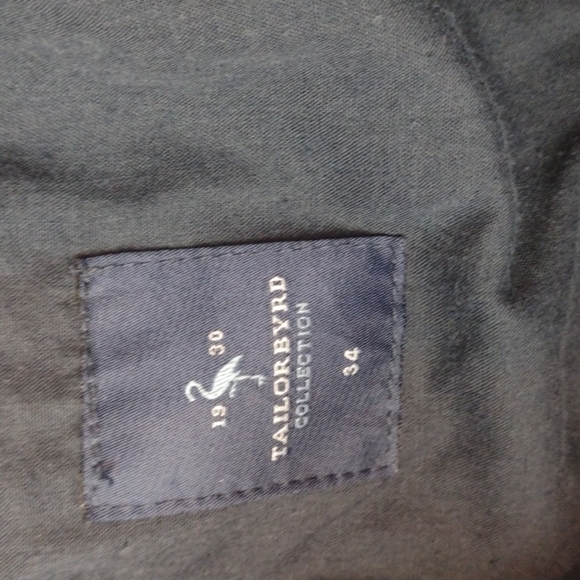 Tailorbyrd - white flat front shorts size 34 - Picture 4 of 5